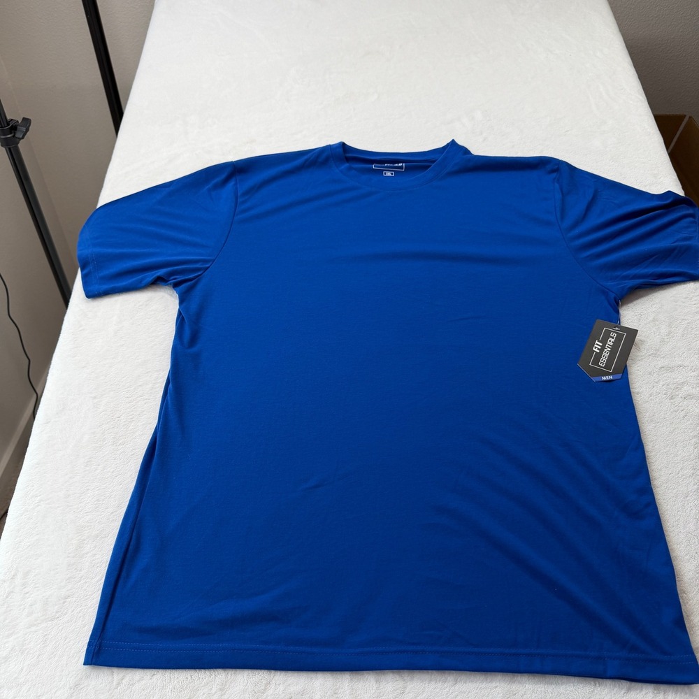 Fit Essentials Performance T-Shirt Mens 2XL Blue New Activewear Tee BG24060534A